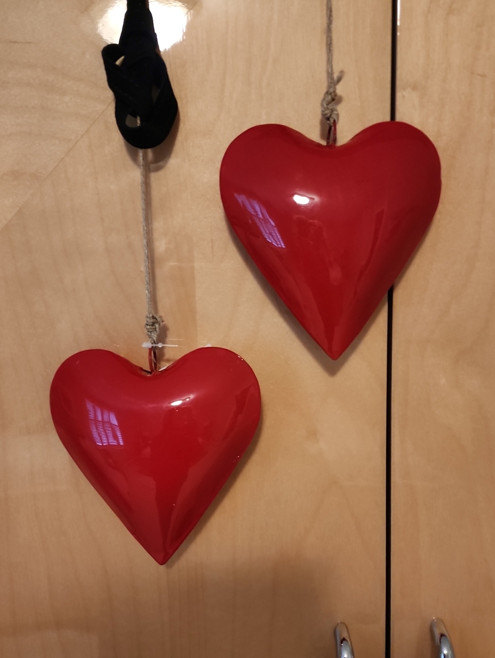 Set Of Two Terrain Enameled Hearts From Anthropologie
